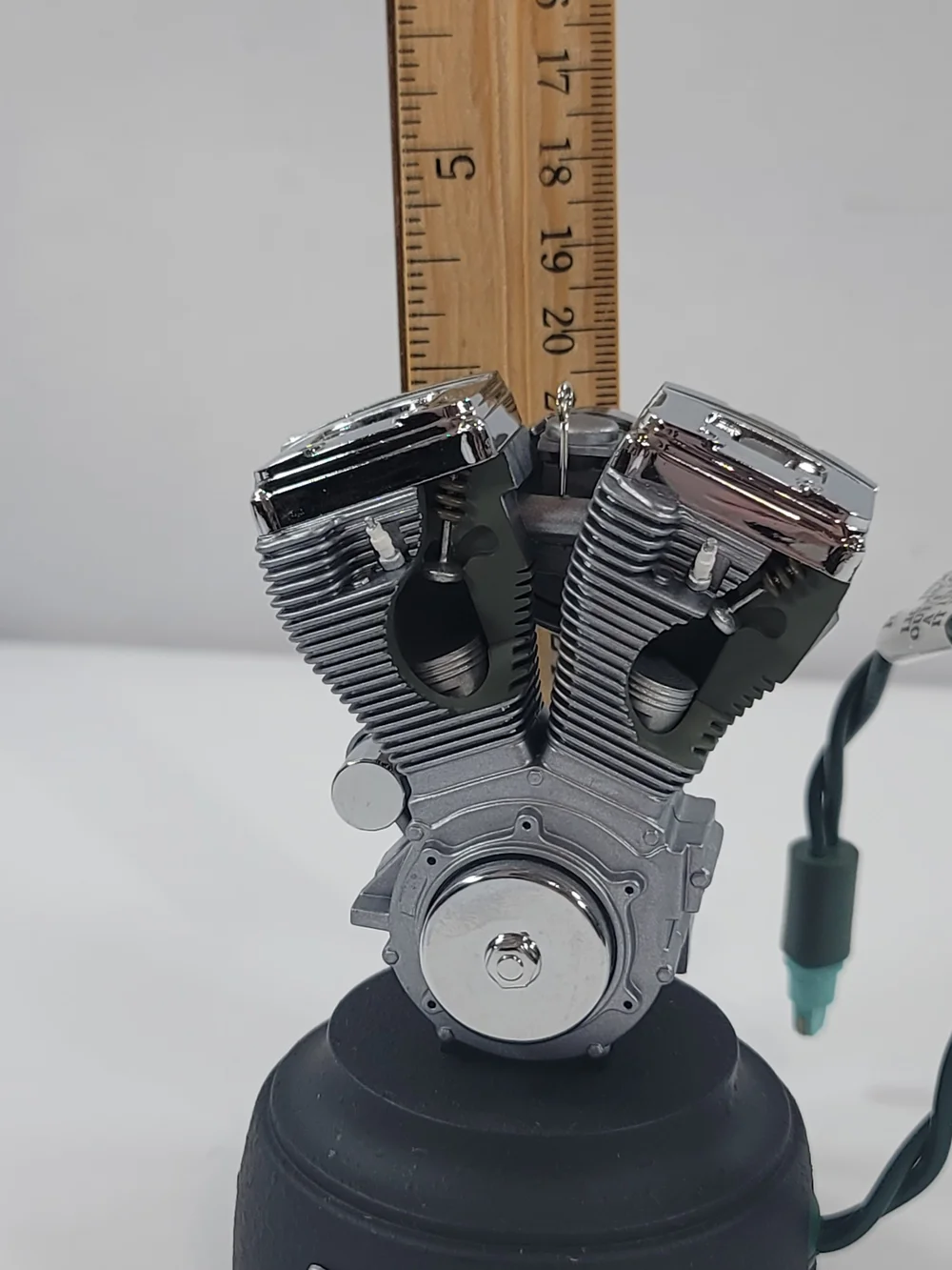 Harley-Davidson Silver Big Twin Evolution Engine Ornament